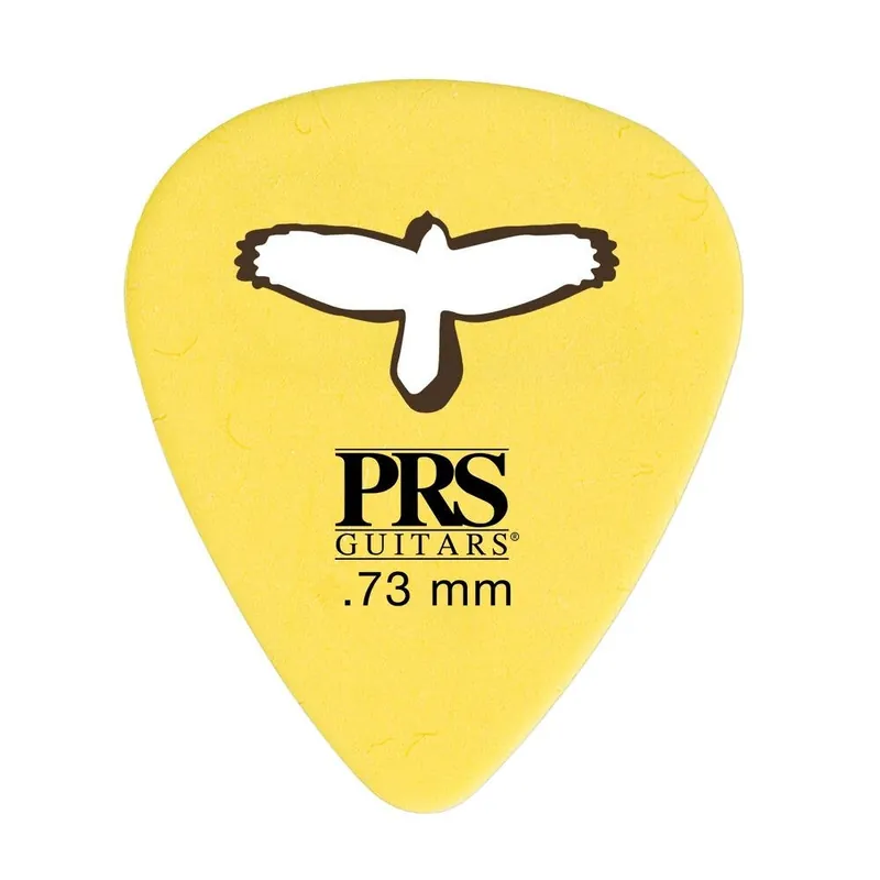 Holiday Sale PRS Paul Reed Smith 12-Pack DelrinPunchGuitar Picks, Yellow, .73mm