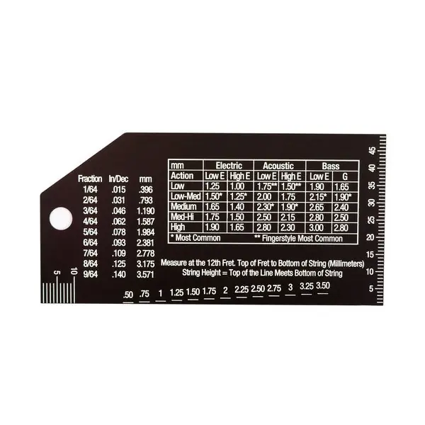 Order Now Music Nomad MN602 Precision Guitar String Action Gauge