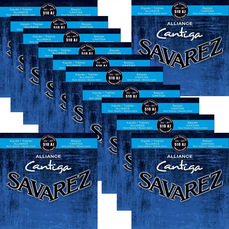 12-Pack Savarez 510AJ Alliance Cantiga High Tension Classical Nylon Acoustic Guitar Strings Mega Sale