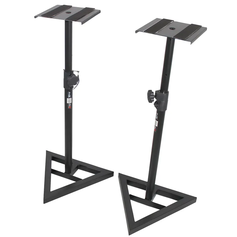 Buy Today ProX X-MS12 Pair of Monitor Speaker Platform Stands, 100lbs. Weight Capacity Each