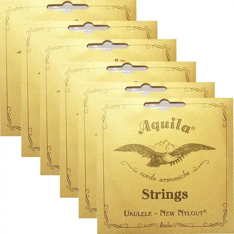 6-Pack Aquila USA 8U Nylgut Concert Low-G Tuning Ukulele Strings Shop Now