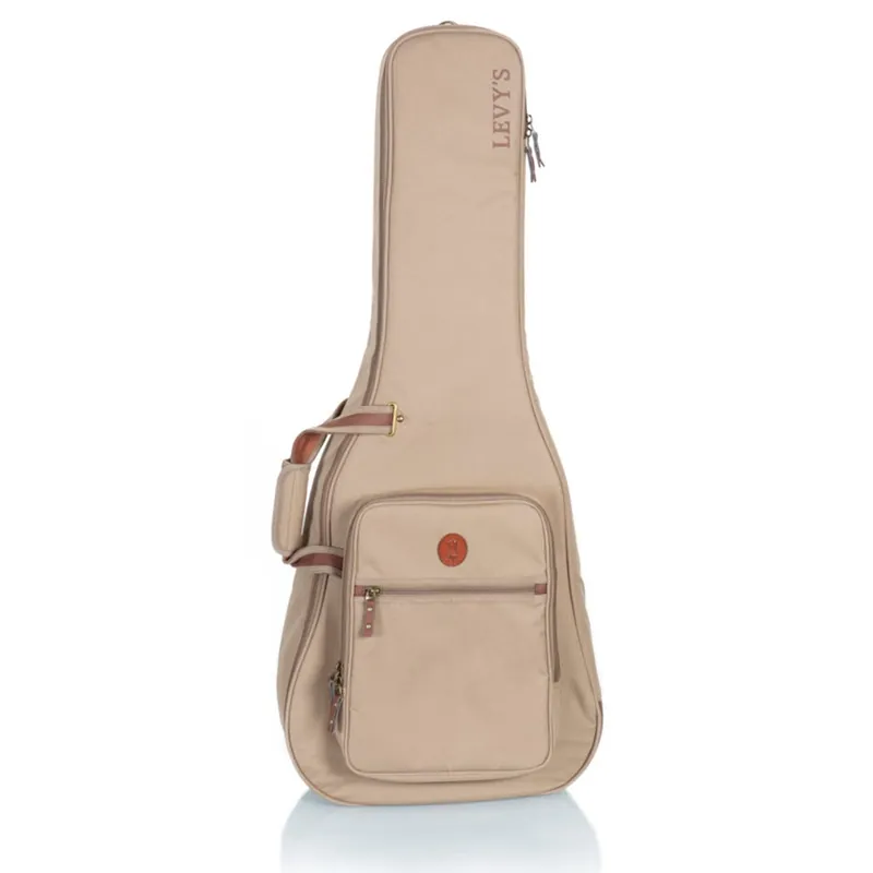 Levy’s Leathers LVYCLASSICGB200 Deluxe Gig Bag for Classical Guitars Guitar, Tan Buy Online