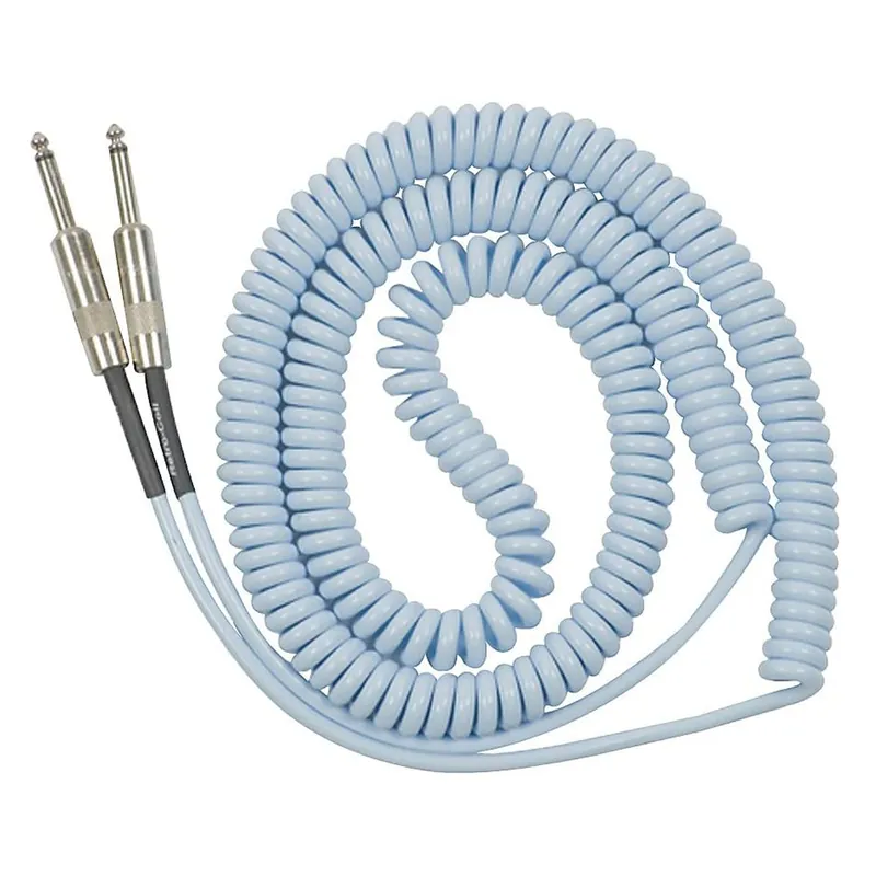 Lava LCRCCB Retro Coil Guitar Bass Instrument Straight-Straight Cable, 20ft, Blue Limited Edition