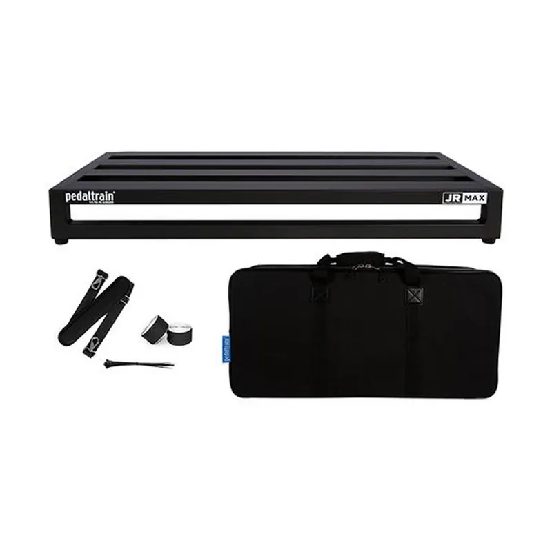 Pedaltrain PT-JMAX-SC JR MAX Guitar Effects Pedal Board w/ Gig Bag, 28'' x 12.5'' Best Choice