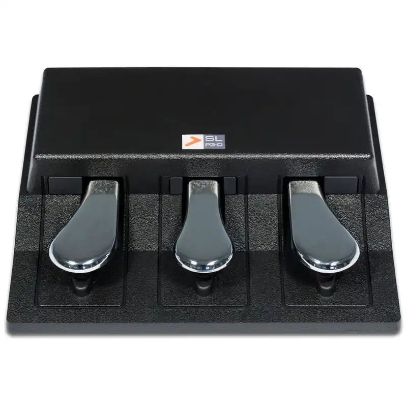 New Release Studiologic SLP3-D Solid Piano Style Sustain Triple Pedal Footpedal