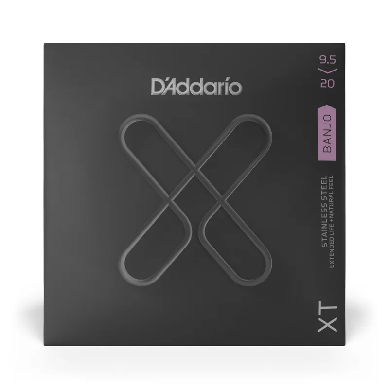 Hot Picks D'Addario XTJ09520 XT Series Banjo Strings, Nickel Plated Steel, 9.5-20