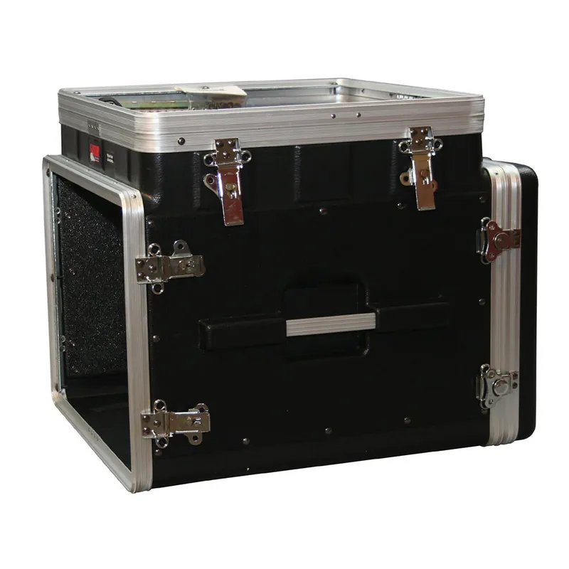 Final Sale Gator GRC-10X8 PU Gdj Molded Rack Series 10U Top, 8U Side Console Rack
