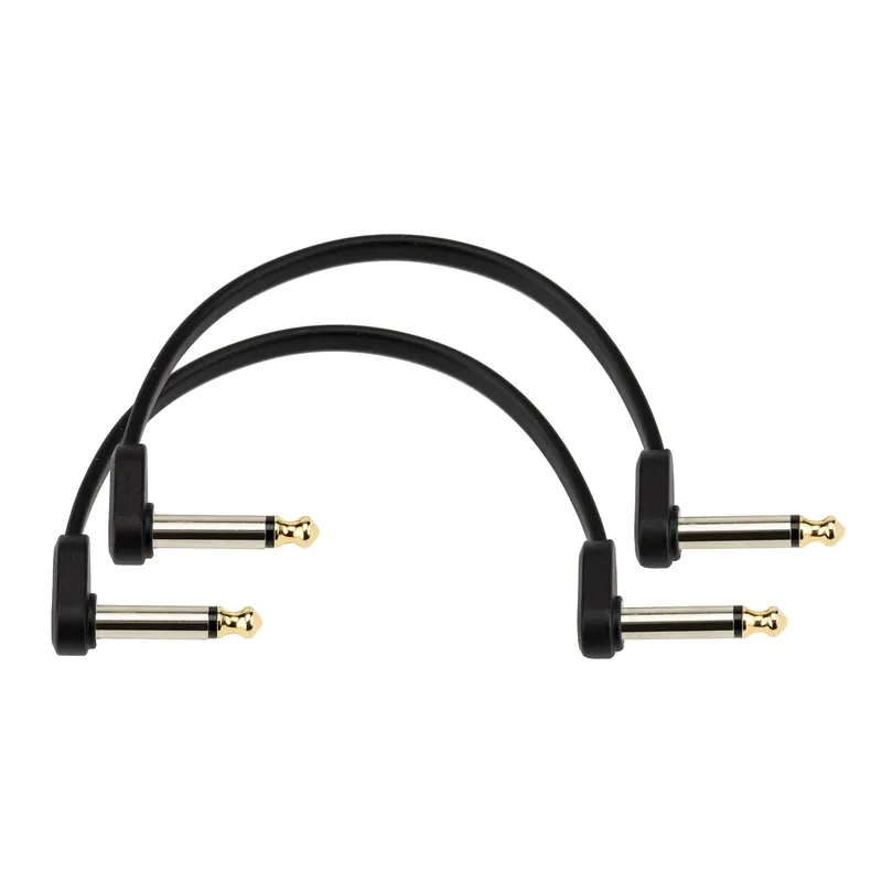 Editor’s Pick D'Addario PW-FPRR-206OS Offset Angled Flat Patch Cable, 6Twin Pack