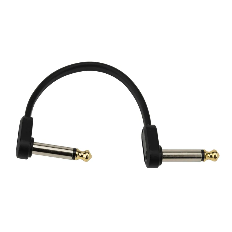 Original D'Addario PW-FPRR-204OS Offset Angled Flat Patch Cable, 4Twin Pack