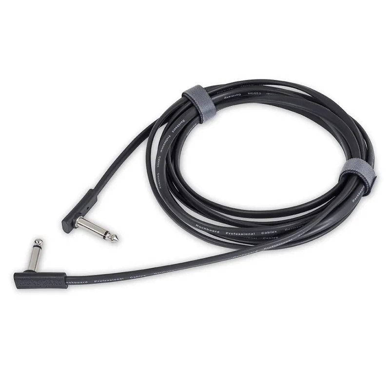 RockBoard Flat Instrument Cable, 3 m / 9.8 ft., Angled/Angled Connectors Best Choice