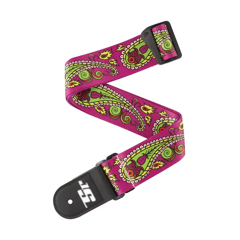 Order Now Planet Waves 50JS14 Joe Satriani Guitar Bass Strap, Paisley Purple