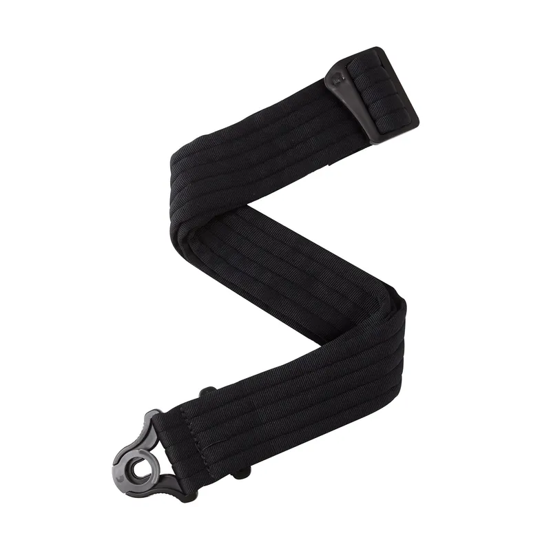 Deal Planet Waves 50BAL01 Auto Lock Guitar Bass Strap, Black Padded Stripes