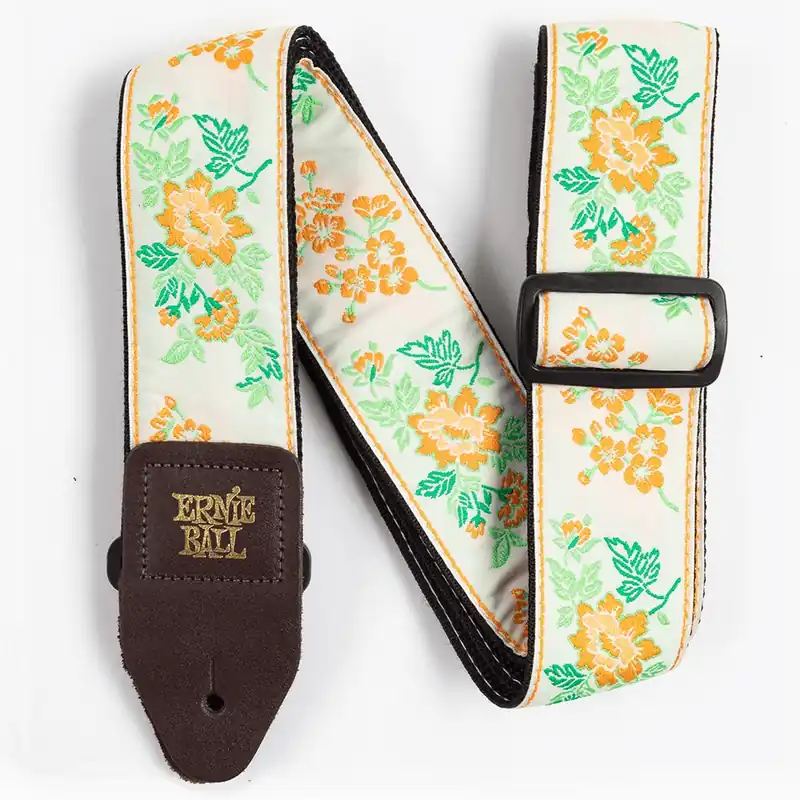 Ernie Ball 4617 Alpine Meadow Jacquard Guitar Bass Strap, 41'' to 72'' Length Modern