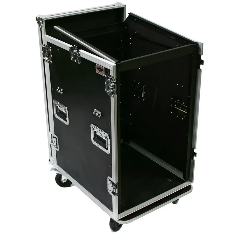 Bulk Order OSP MC12U-20SL 20 Space ATA Road Case Mixer/Amp Rack 12 Space Depth and Standing Lid