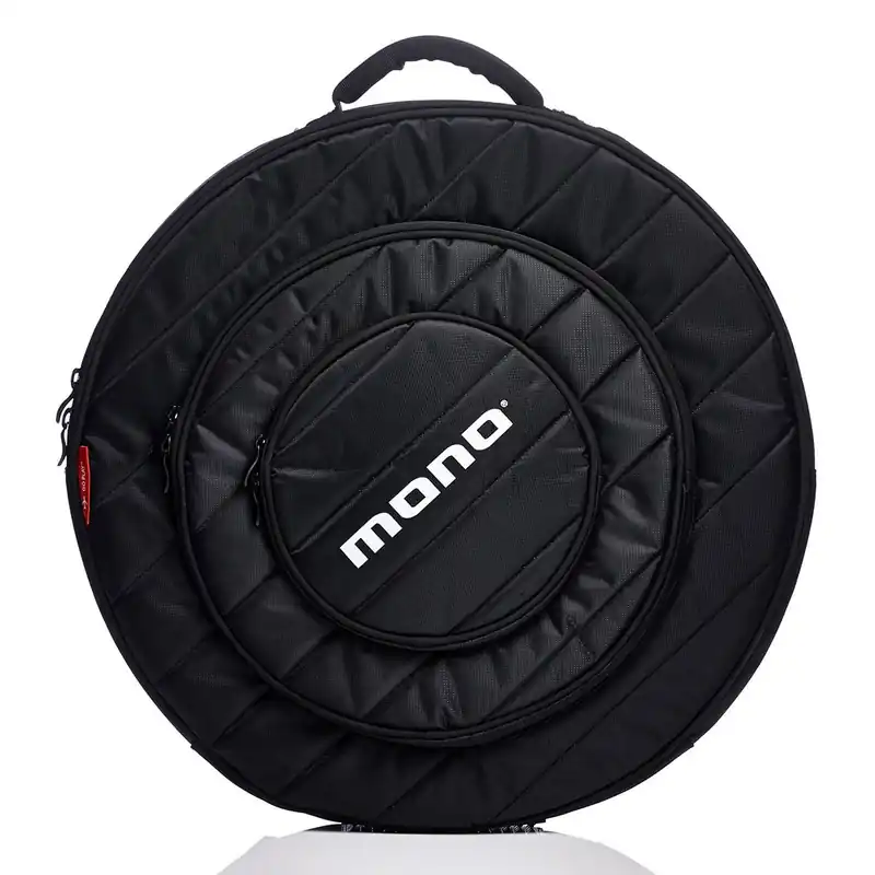 Mono Cases M80-CY22-BLK Cymbal Case 22 , 5 Padded Slots, Black Must Have