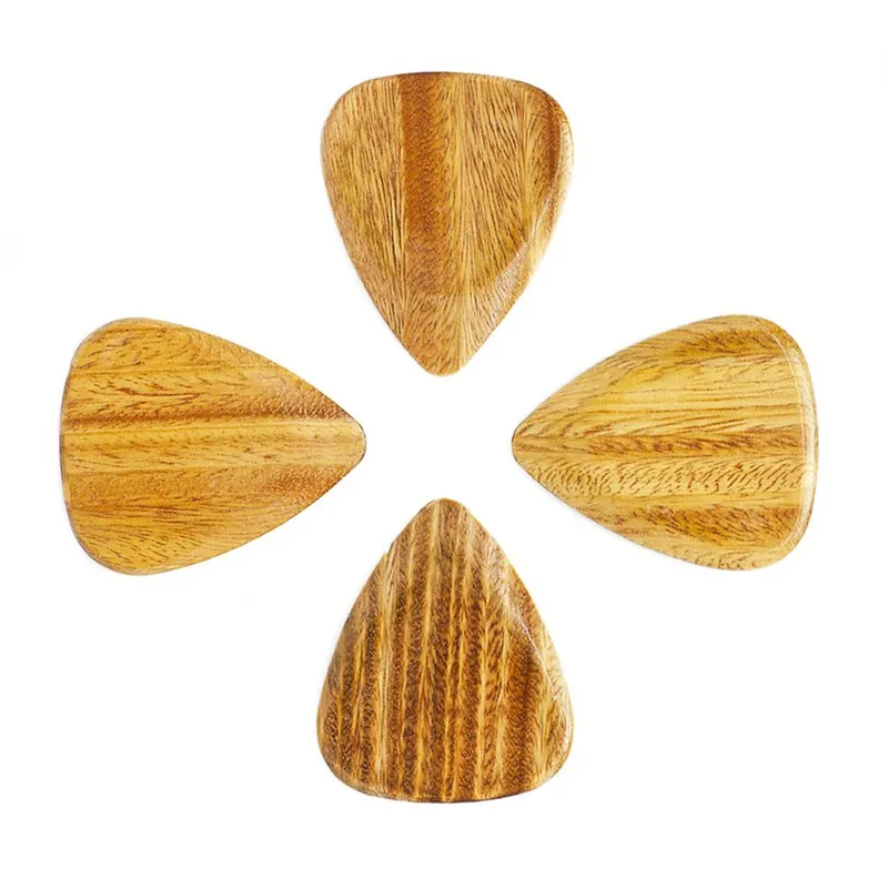Top Rated Timber Tones Lignum Vitae 4-Pack Wood Guitar Picks