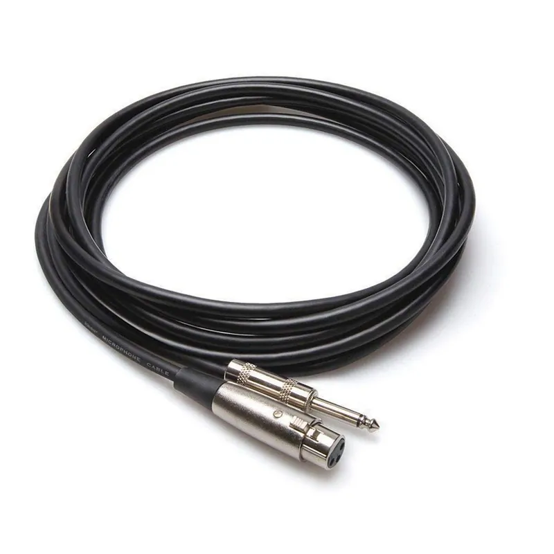 Hosa MCH-125 XLR3F to 1/4 in TS Microphone Cable, 25ft Limited Offer