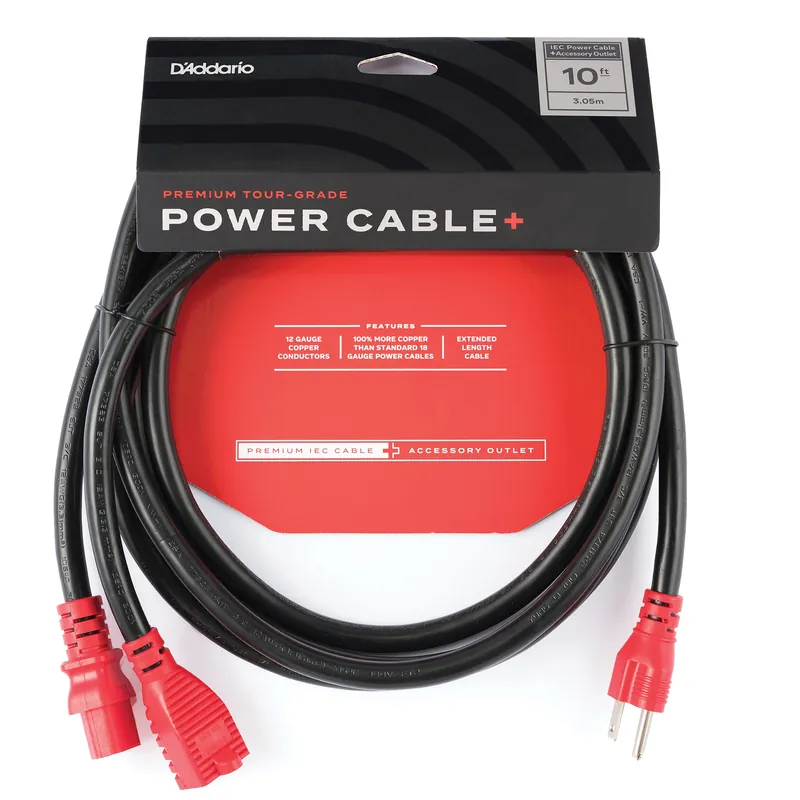 Hassle-Free Returns Planet Waves PW-IECPB-10 Iec To Nema Plug Power Cable+, 10Ft (North America)
