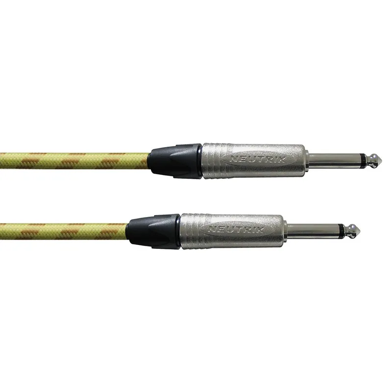 Trusted Brand Cordial Cables CXI 6 PP-TWEED Encore 1/4TS - 1/4TS Instrument Cable, 20ft, Dark Tweed