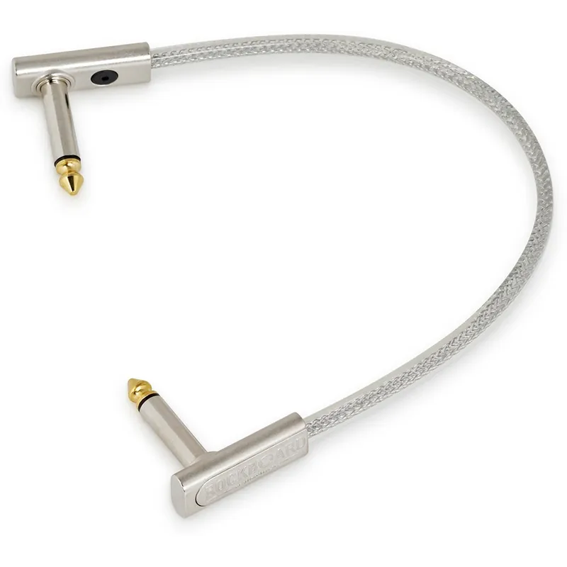Must Have Rockboard Sapphire Series Flat Patch Cable, Right Angle to Same, 20 cm (8 Inch)