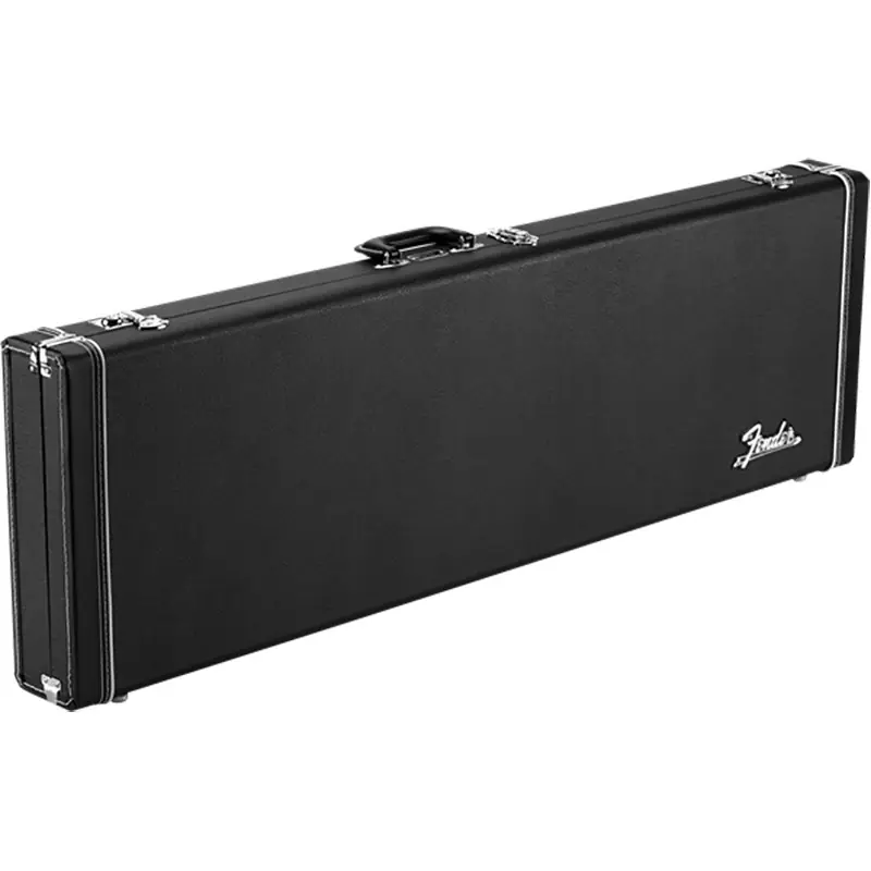 Fender Classic Series Wood Case For Precision Bass or Jazz Bass, Black Exclusive