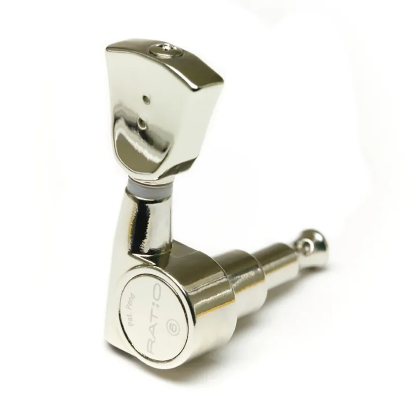 Crafted Graph Tech PRN-2341-N0 Ratio Tuned Machine Heads - Electric 3+3 Vintage Nickel 2 Pin