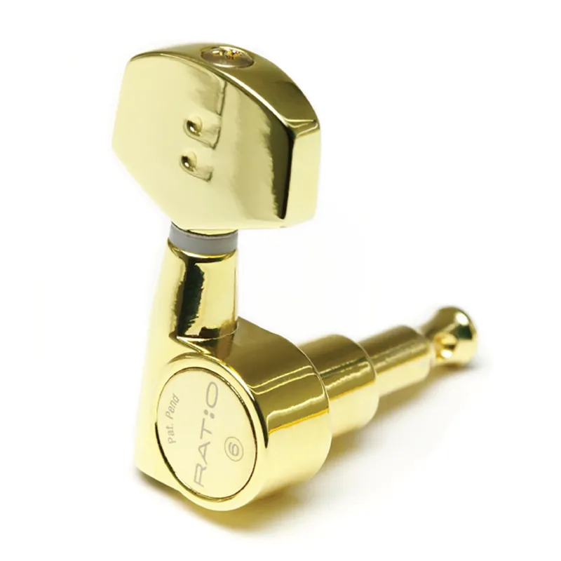 Graph Tech PRN-2411-G0 Ratio Tuned Machine Heads - Acoustic 3+3 Contemporary Gold 2 Pin One Day Deal