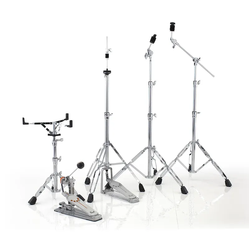 Handmade Pearl Drums HWP-830 Hardware Pack, Cymbal Stand, Snare Stand, Hi-Hat Stand, Bass Pedal