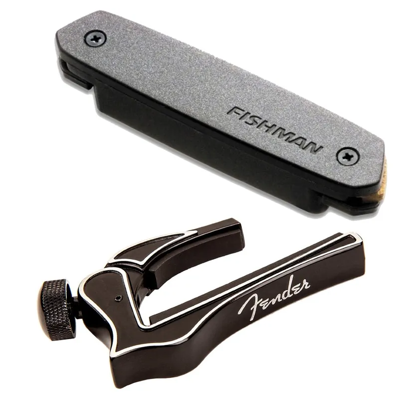 Fishman Neo-D Humbucker PRO-NEO-D02 Magnetic Soundhole Pickup with Fender Dragon Trusted Brand