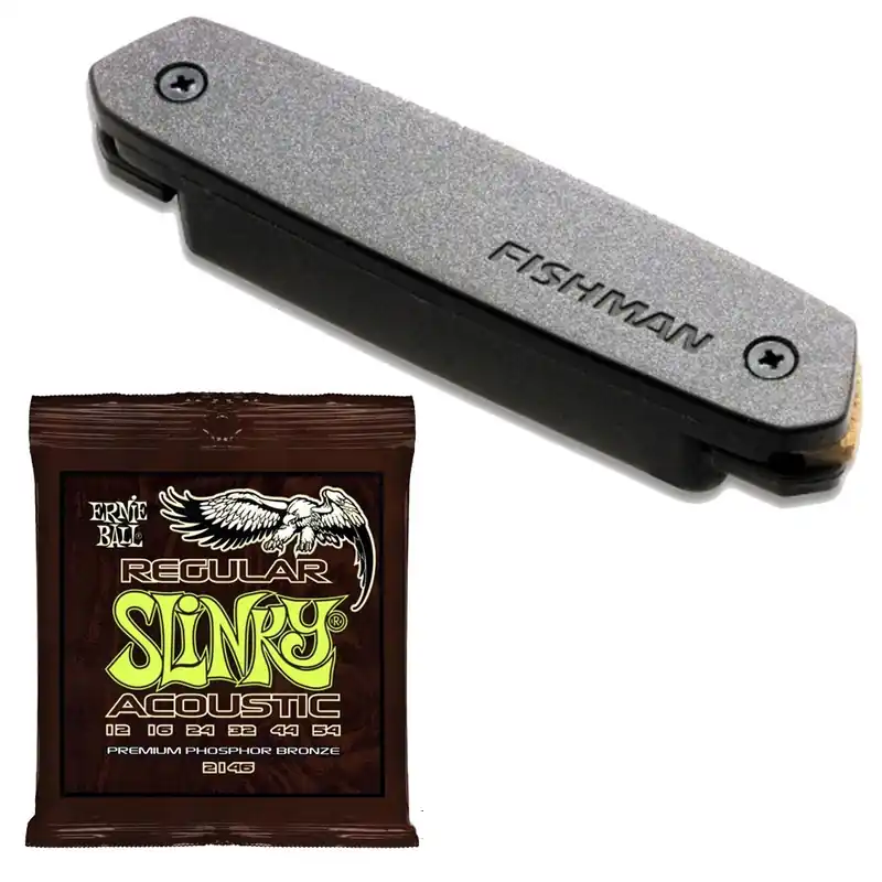 Holiday Sale Fishman Neo-D Humbucker PRO-NEO-D02 Magnetic Soundhole Pickup with EB 2146 Slink