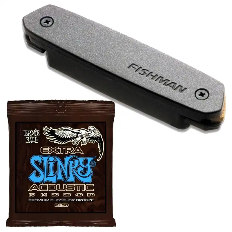 Limited Time Fishman Neo-D Humbucker PRO-NEO-D02 Magnetic Soundhole Pickup with EB 2150 Extra
