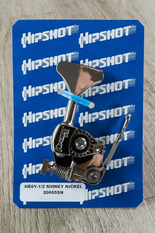Get Yours Hipshot 20665SN HE6 - 1/2Ultralite Bass Xtender, Y Key, Shiny Nickel