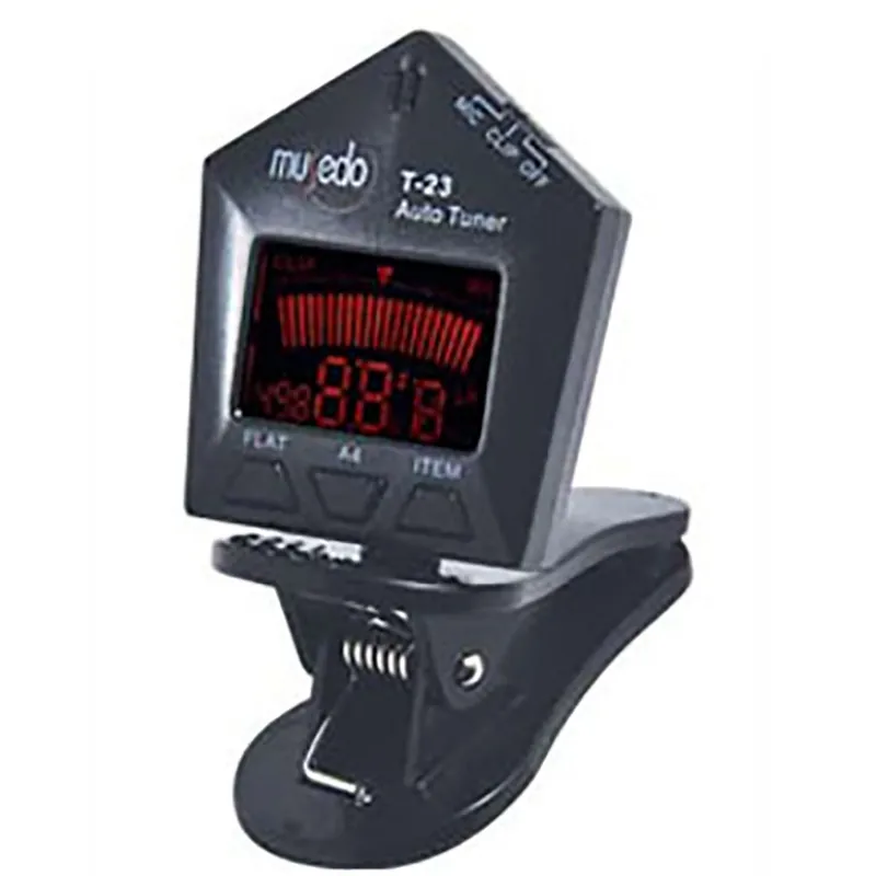 Musedo T-23 Clip Style Auto Tuner for Guitar, Bass, Violin, Ukulele, and Wind Instruments Limited Edition