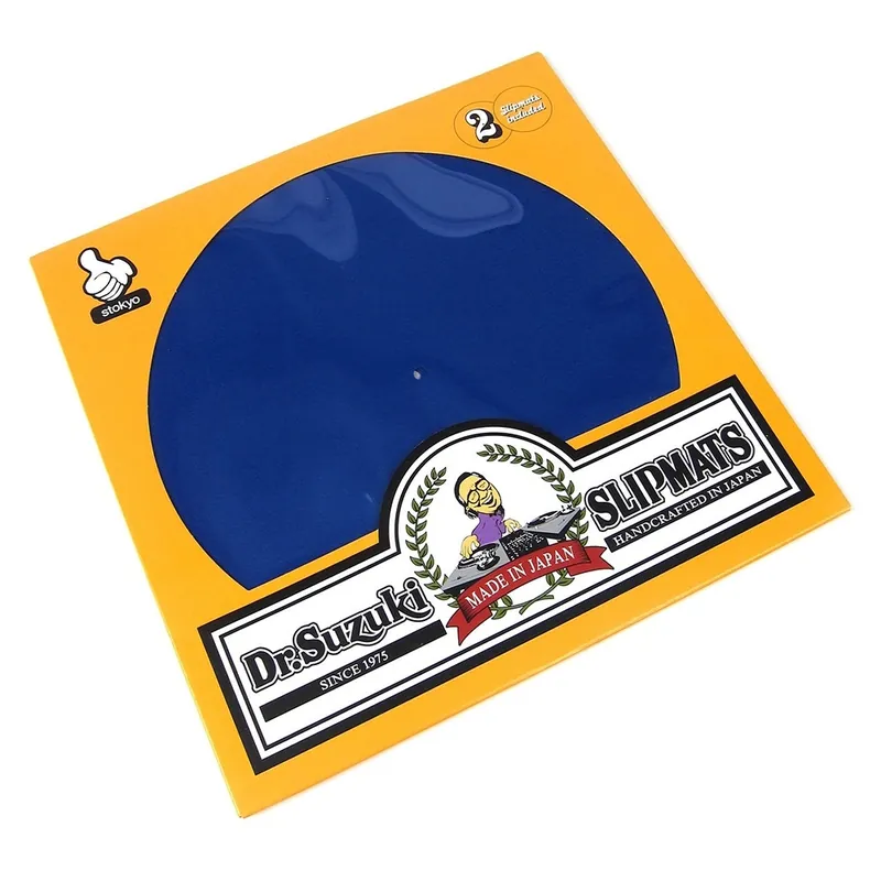 Warranty Included Stokyo DSS-BLU-002 Dr. Suzuki 12Slipmats, Mix Edition Blue