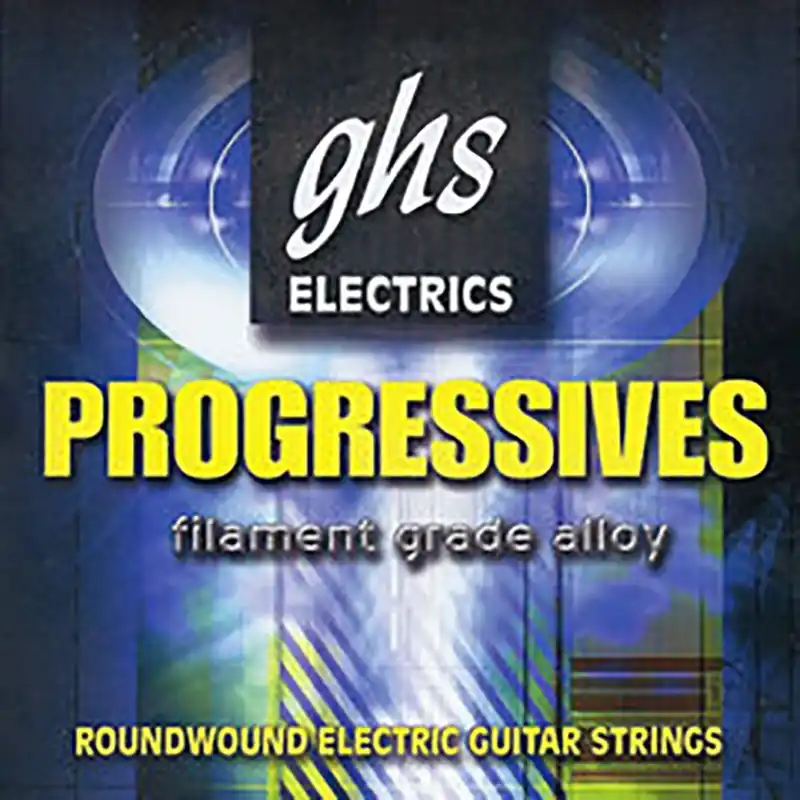 GHS PRM Progressives Roundwound Electric Guitar Strings, Medium (11-50) Certified