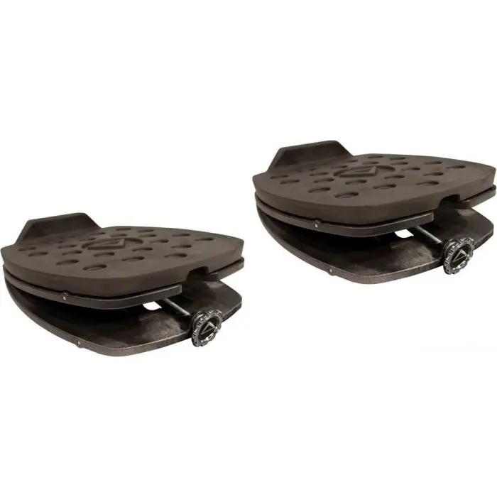 Ultimate Support MS-80B Desktop Studio Monitor Stands with Adjustable Base and Acoustic Foam Pads (Pair) Buy Direct