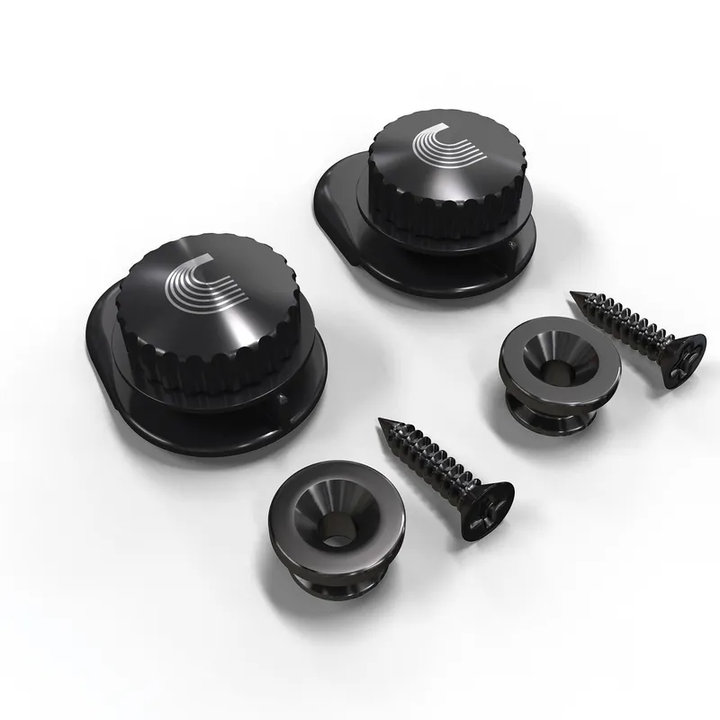 D'Addario PW-SLS-01 Universal Strap Lock System - Black Top Pick