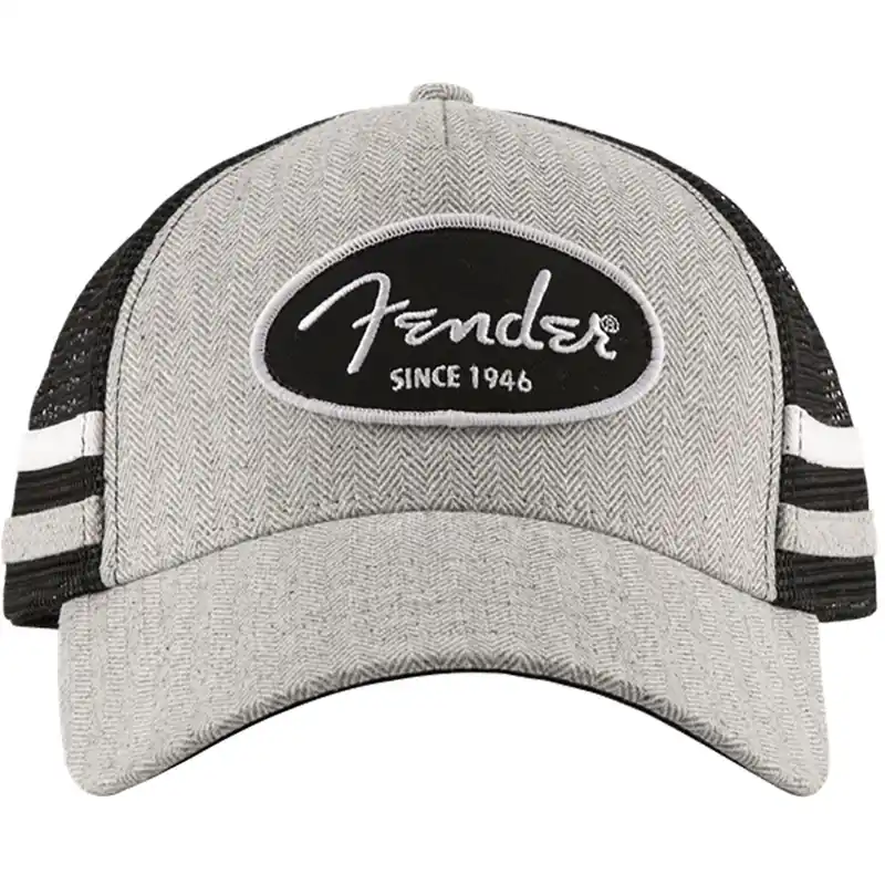 Fender Core Trucker Cap, Black/Gray Direct From Manufacturer