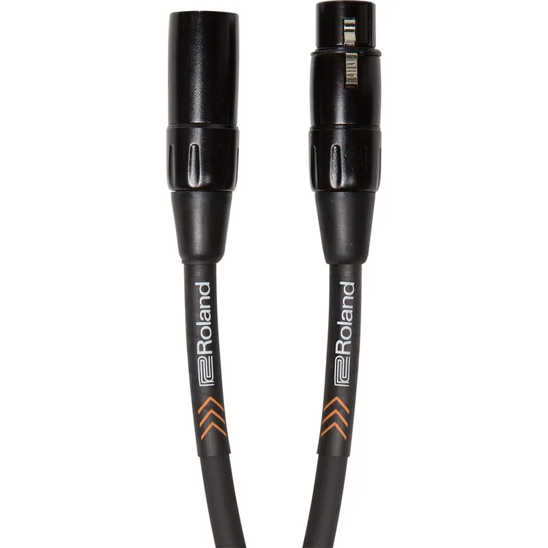 Roland RMC-B3 Black Series Microphone Cable, XLR Male to XLR Female - 3 ft Free Returns