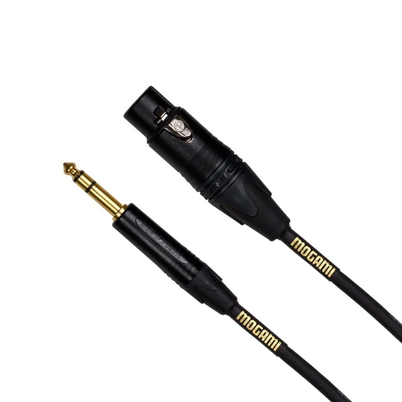 Fast Shipping Mogami Gold 1/4TRS Male to XLR Female Cable - 6 ft