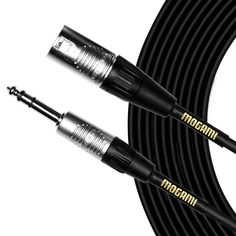 Factory Price Mogami CorePlus Cable, 1/4TRS to XLR Male - 20 ft