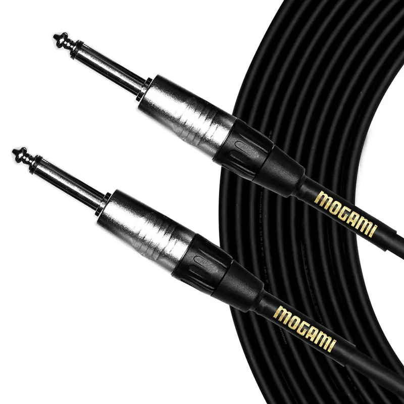 Mogami CorePlus Cable, 1/4TS to Same, Straight to Straight - 5 ft Worldwide Shipping