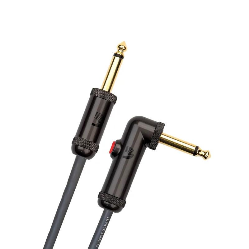 Latest Planet Waves PW-AGLRA-10 Latching Circuit Breaker Instrument Cable, Straight to Right-Angle - 10 ft