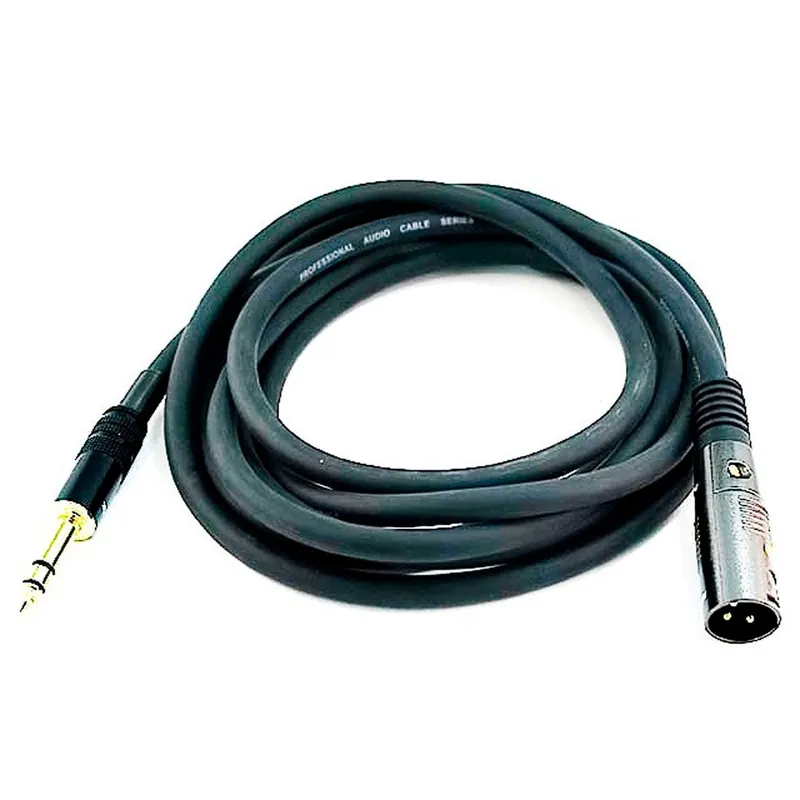 Deal Monoprice 4762 Premier Series XLR Male to 1/4inch TRS Male 16AWG Cable (Gold Plated) - 10 ft