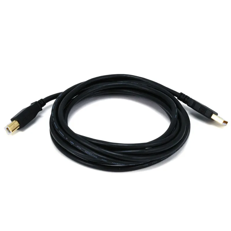 Best Price Monoprice 5439 USB 2.0 A Male to B Male 28/24AWG Cable (Gold Plated) - 10 ft