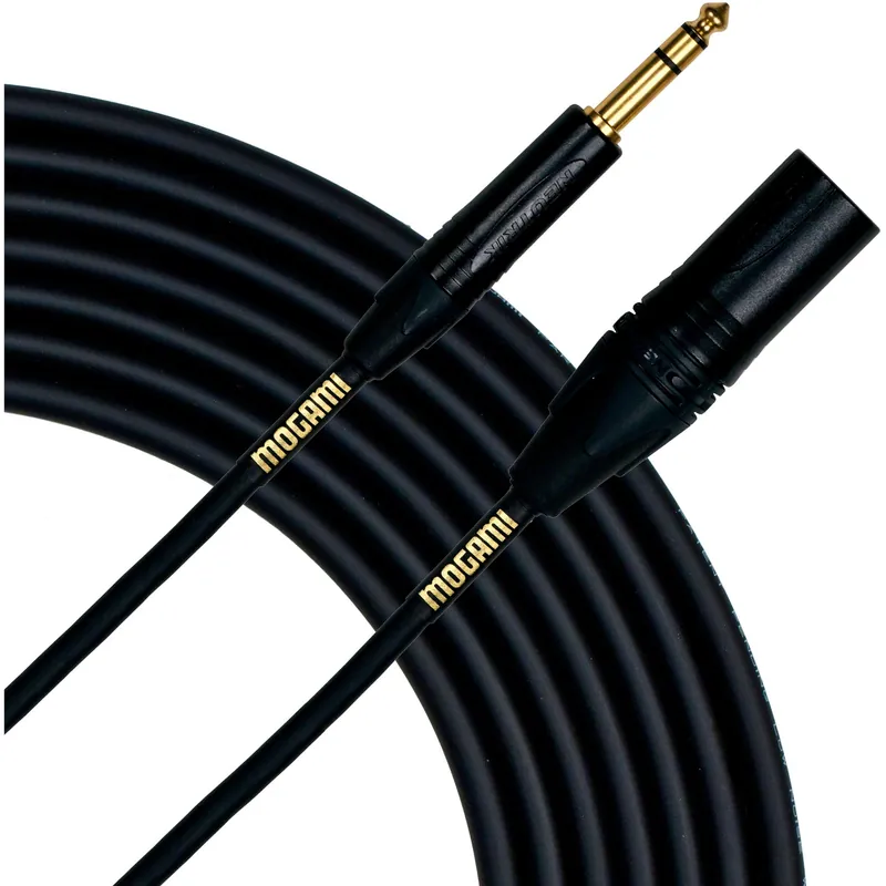 Mogami Gold TRS-XLRM 1/4TRS to XLR Male Cable, 10-Foot Best Choice