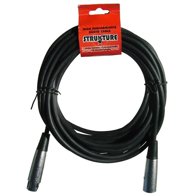 New Arrival ACE Products Strukture SMC20 Rubber XLR Microphone Cable - 20 ft