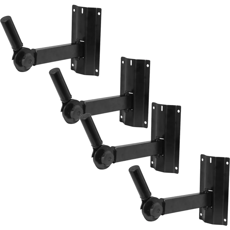 2-Pack of On-Stage Stands SS7322B Pair of Wall Speaker Brackets (Black) New Arrival