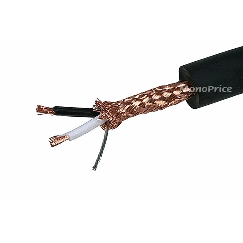 Monoprice 5978 8.0mm Professional Microphone Bulk Cable (100 ft) Today Only