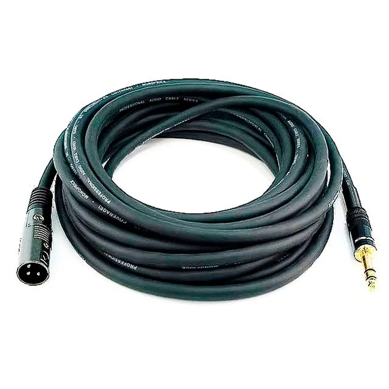 Monoprice 4764 25ft Premier Series XLR Male to 1/4 in. TRS Male 16AWG Cable (Gold Plated) Buy Online